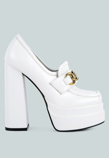 bratz high block heeled jewel loafers#color_white