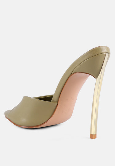 Bff Choice Slip-on Stiletto Sandals "