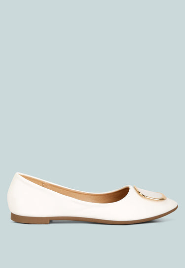 karder brooch detail ballet flats#color_white