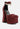 lucky me block platform sandal with metal chain#color_burgundy