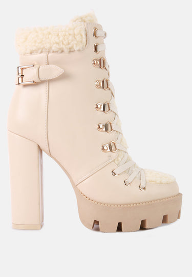 pines faux fur collared platform ankle boots#color_beige