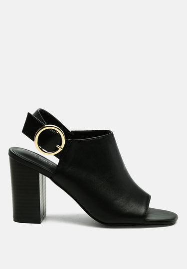 roisin block heeled sling back sandals #color_black
