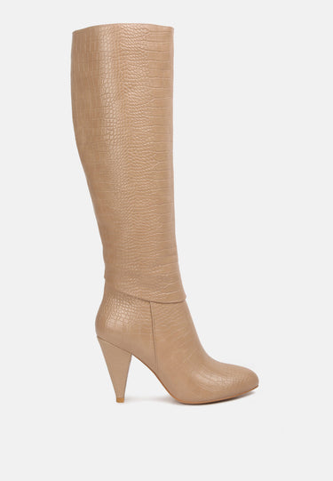 rum rolls calf croc boots#color_beige