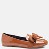 pecan pie casual walking bow loafers#color_tan