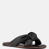 CHUBS Black Puffy Strap Sliders Flat_Black