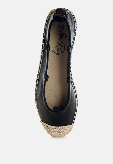 Alaya Woven Toe Lace-Up Espadrilles by Mode