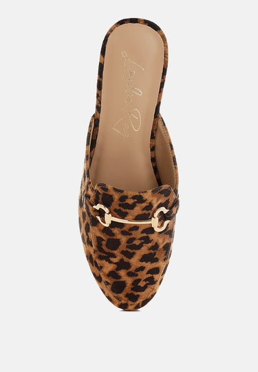 Alpine Horsebit Detail Mules