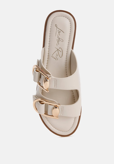 Amahi Dual Strap Slip-on Flats
