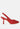 ararki luxurious satin pearl slingback sandals#color_red