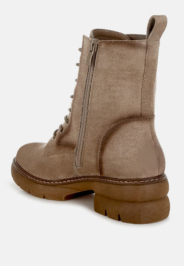 Lace Up High Ankle Boots by RAG