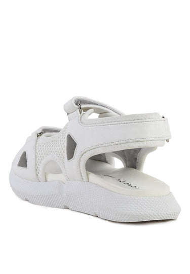 Cerys Double Strap Metal Studded Sandals