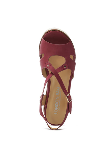 Eldora Cork Wedge Sandals