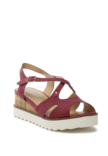 Eldora Cork Wedge Sandals