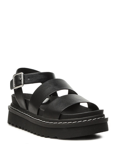 Miray Stitch Detail Sandals