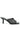 Deja Vu Black Mesh Kitten Heel Sandal