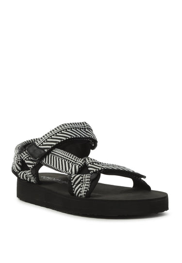 Eslem Woven Strap Detail Platform Sandals