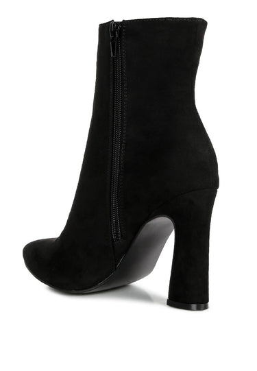 Block Heeled Ankle Boots by MODE