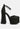 lucky me block platform sandal with metal chain#color_black