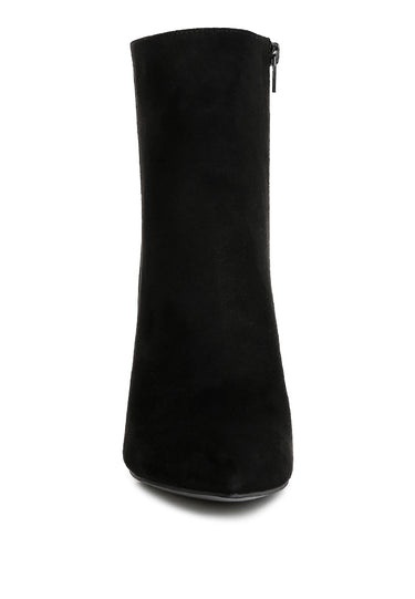Block Heeled Ankle Boots by MODE