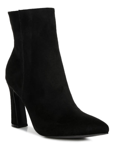Block Heeled Ankle Boots by RAG