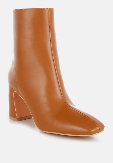 Square Toe Ankle Boots by RAG