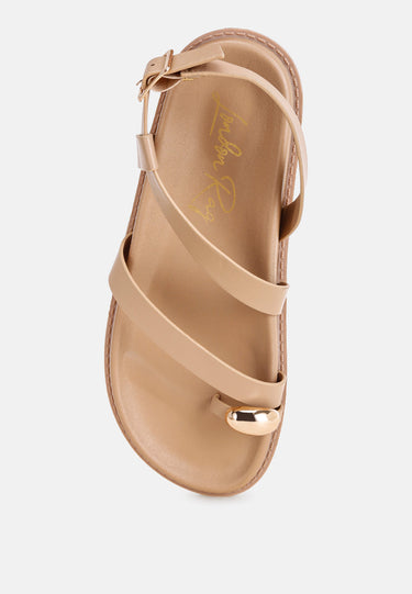 Carina Strappy Design Flat Sandals