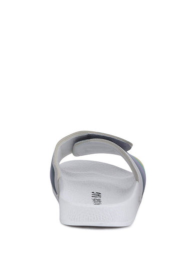 Muller Colorful Striped Pool Sliders
