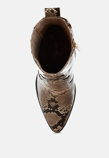 Pointed Toe Ankle Boots by MODE