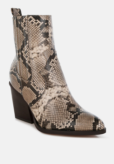 Pointed Toe Ankle Boots by MODE
