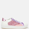 cosmolight glitter faux leather sneakers#color_pink