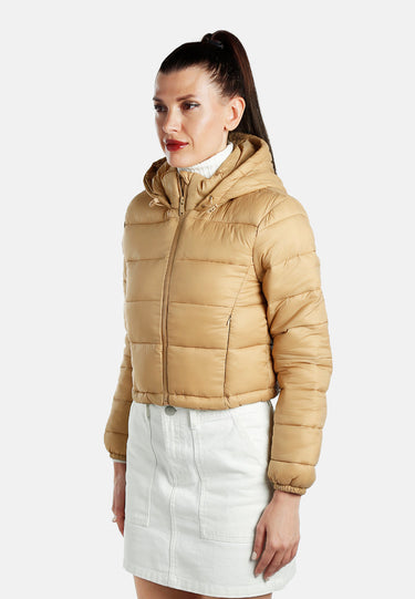 Cropped Down Hooded Jacket by RAG
