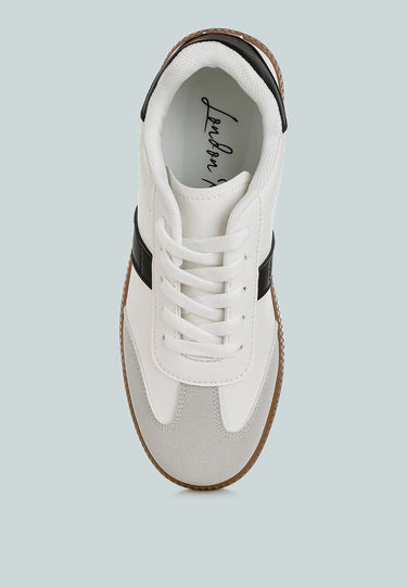 Classic Lace-Up Flatform Sneaker by RAG