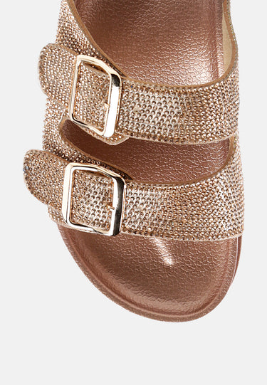 Crystal Buckled Slip-On