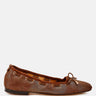 darlow drawstring bow ballerinas#color_brown