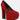 POPPINS Red Diamante Platform Heel Block Pumps_RED