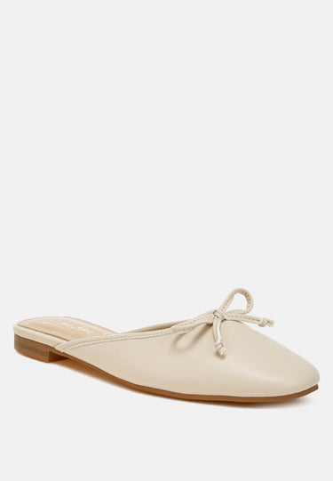 Eras Bow Slip-on Flat Mules