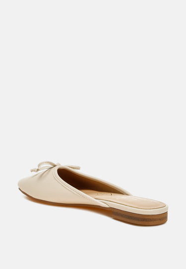Eras Bow Slip-on Flat Mules