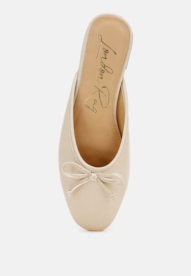 Eras Bow Slip-on Flat Mules