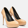 FAUSTINE High Heel Dress Shoe in latte-Latte