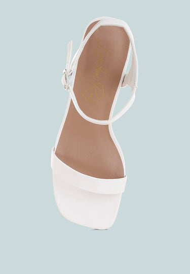 KAZARA Faux Leather Block Heels