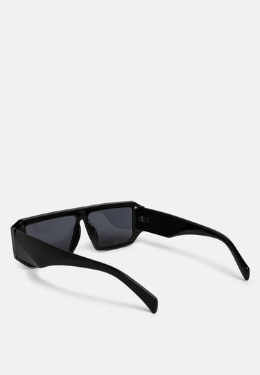 Flat Bridge Rectangular Sunglasses by RAG