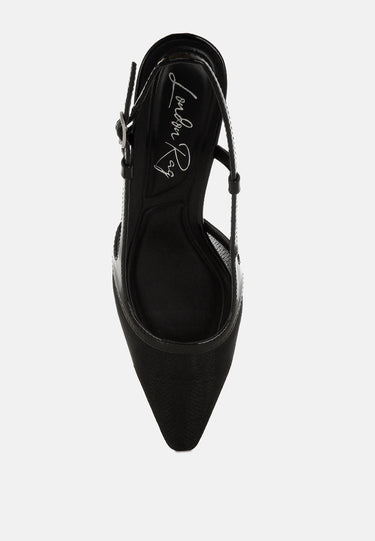 Mesh Slingback Sandals by Mode