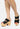 GERD Block Heeled Suede Slip-On Sandal in Black-Black