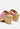 GERD Block Heeled Suede Slip-On Sandal in Pink-Pink