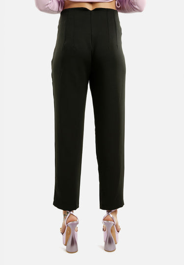 High Waist Semi Casual Trousers
