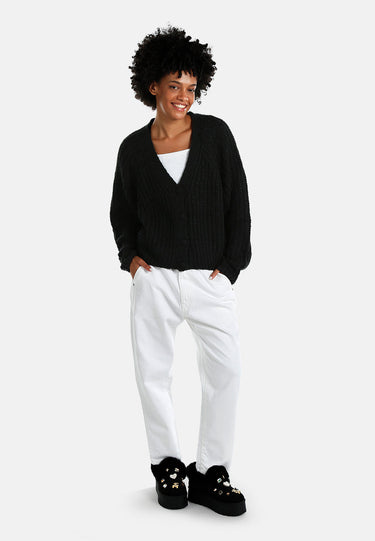 Knitted Button Up Cardigan