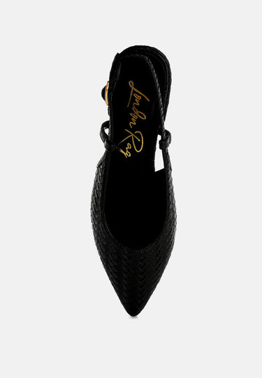 Kurina Woven Slingback Sandals