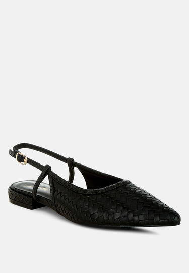 Kurina Woven Slingback Sandals
