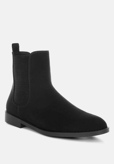 AYASA Low Block Heel Chelsea Boots