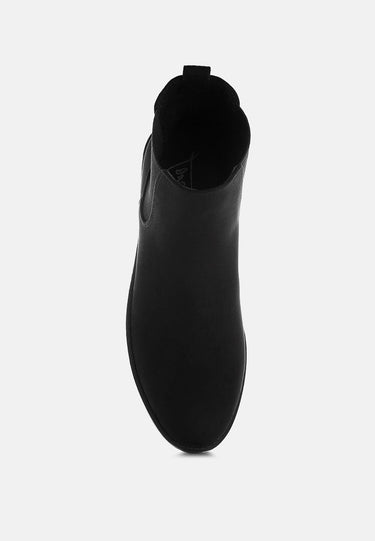 AYASA Low Block Heel Chelsea Boots
